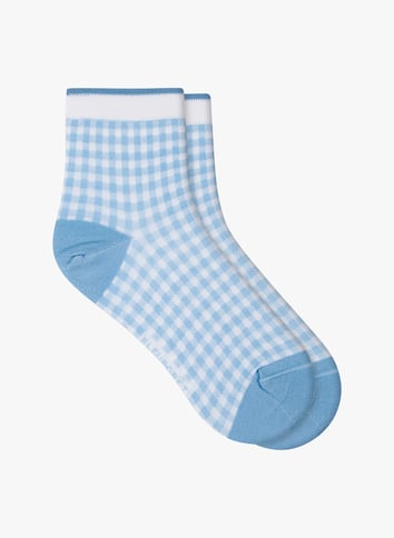 Sokken met print - katoenblend BLEUFORET Blauw